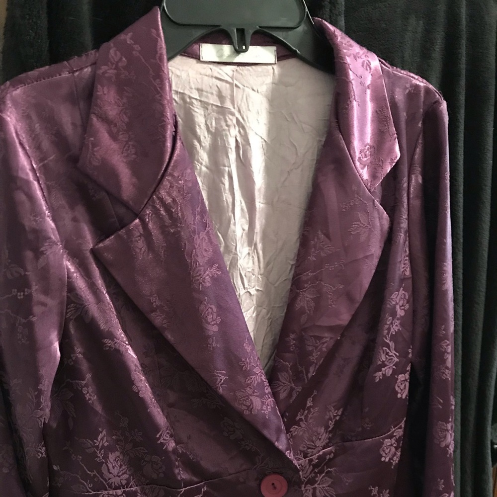 Satin pink jacket
